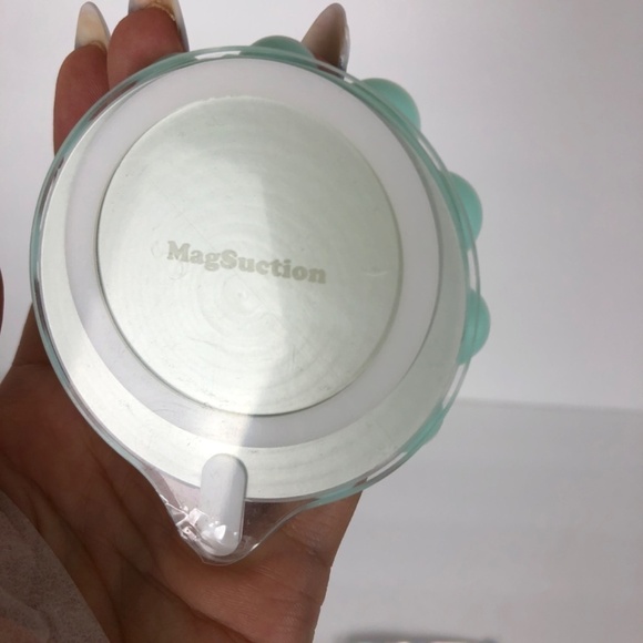 Bundle of 3 NWT silicone suction cup phone mount mag safe pink turquoise - Picture 5 of 5